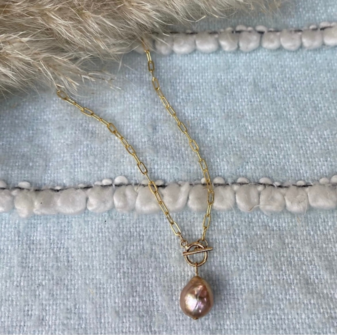 Pearl Toggle Necklace