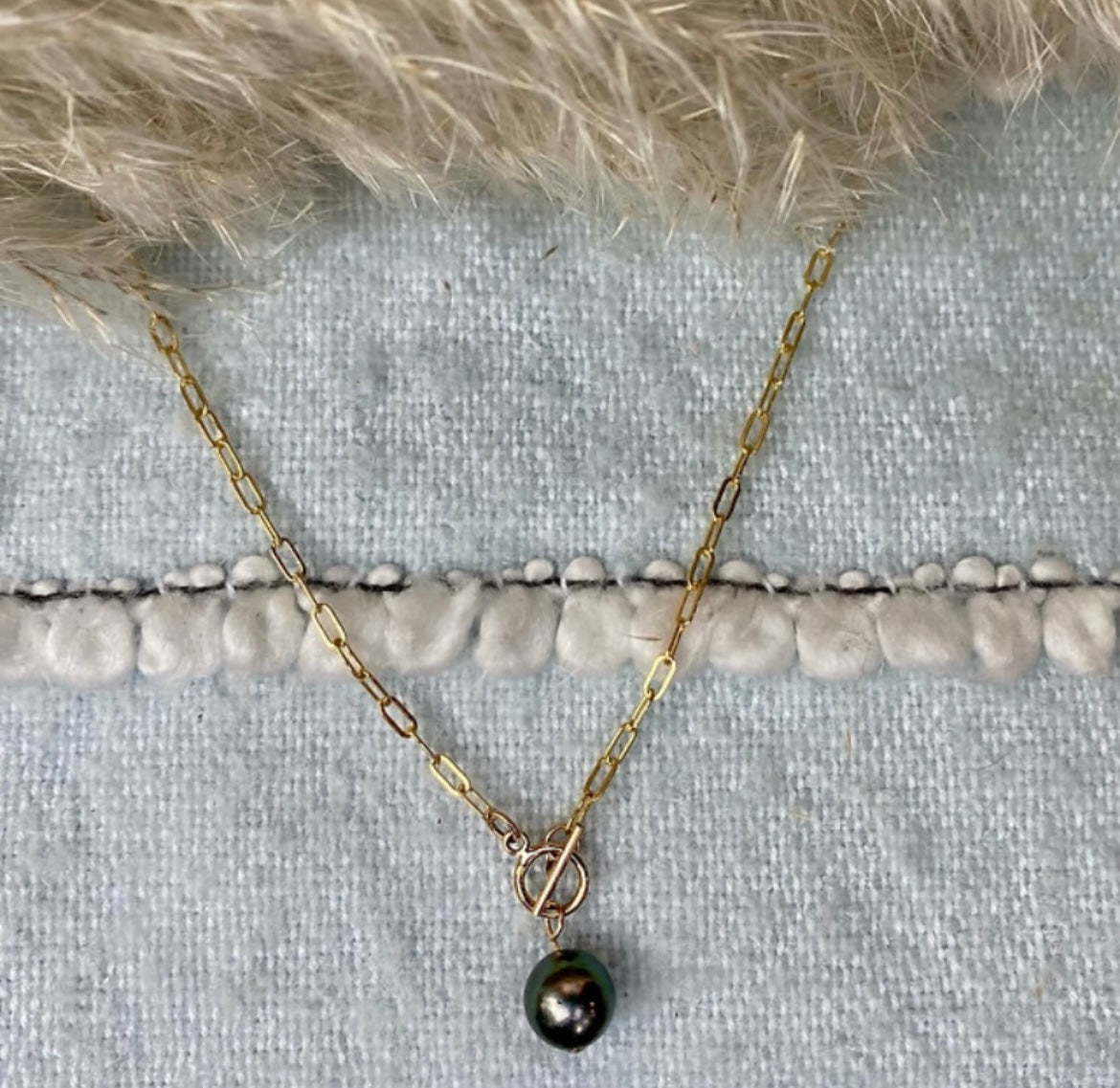 Pearl Toggle Necklace