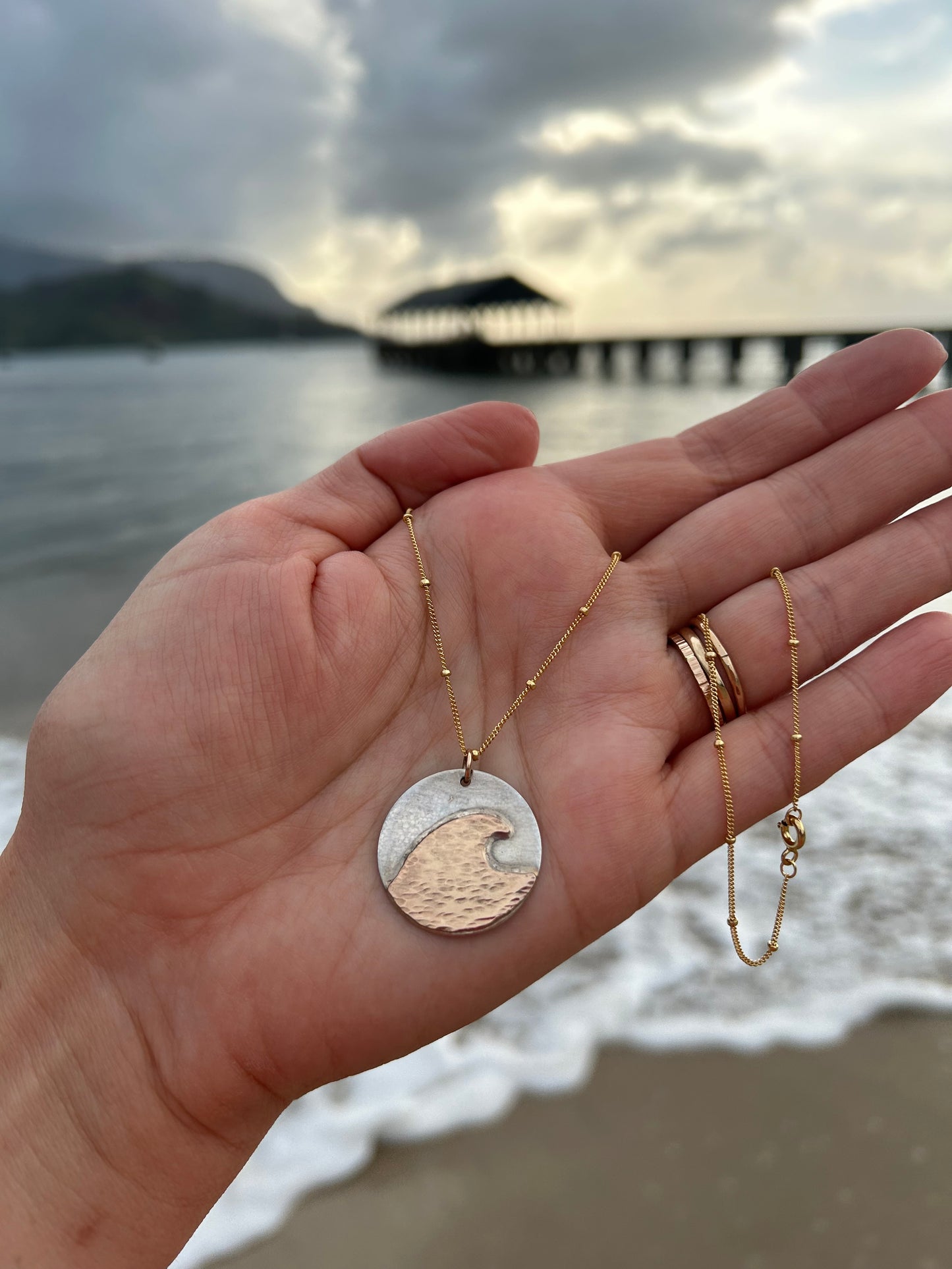 Hanalei Wave Necklace