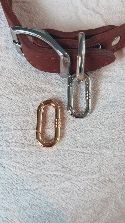 Oval Spring Push Ring