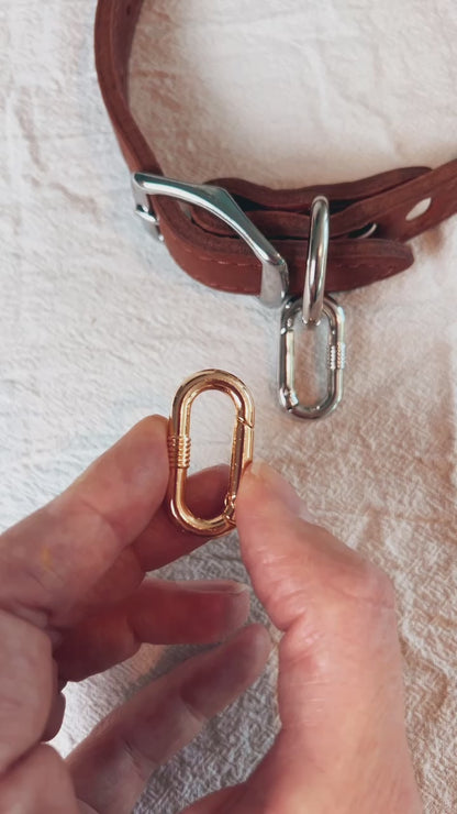 Oval Spring Push Ring